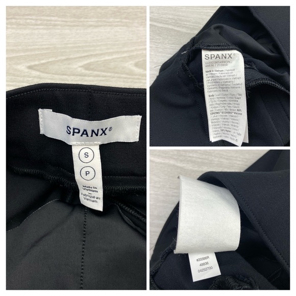 Spanx Super Smooth Perfect Fit Ponte Kick Flare Size Small Black - Picture 17 of 17